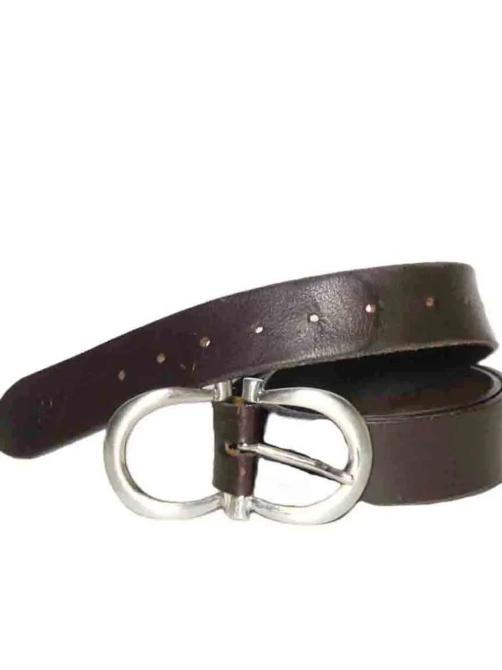 Vintage Re Ferdinando Tuscan Leather Belt MADE IN ITALY Brown Men's Size 42